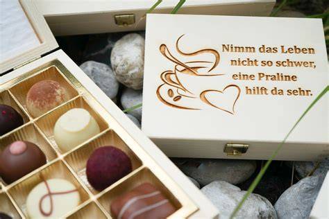 Berger Pralinen Kollektion Frühling, Pralinenformen und Farbgebung