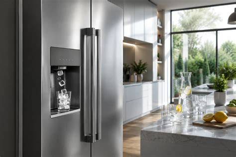 Beschriftetes Glas mit Marinade im Kühlschrank