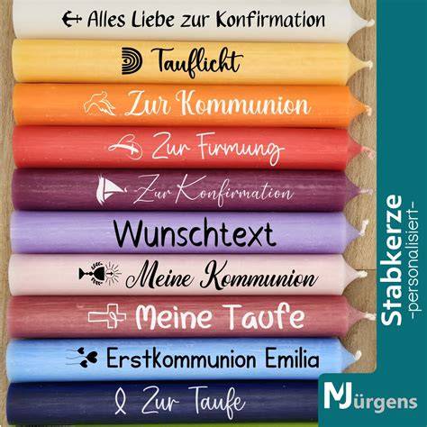 Besondere Anlässe - Kommunion, Taufe und Ruhestand