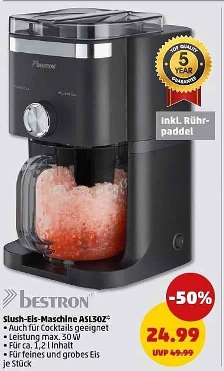 Bestron Slush Eisbereiter im Familiengebrauch