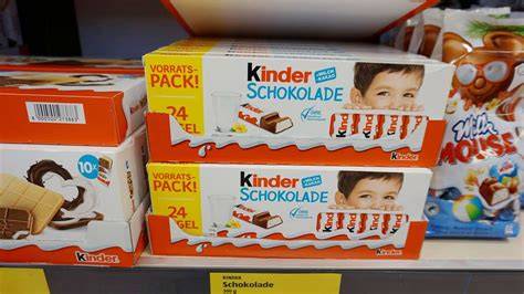 Betroffene Ferrero Kinder-Süßigkeiten im Rückruf