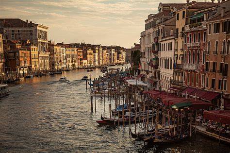 Bewegende Szene am Canale Grande