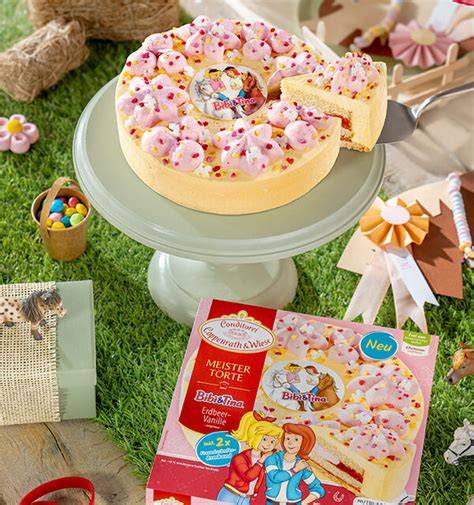Bibi und Tina Torte und Verpackung