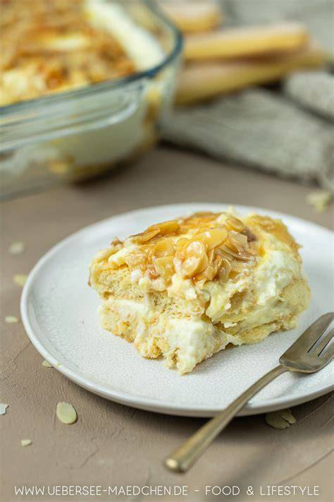 Bienenstich-Tiramisu mit Mandelcrunch