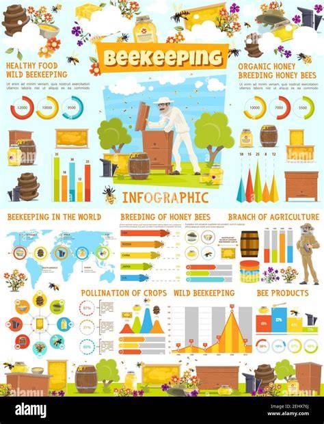 Bienenstock und Honigproduktion