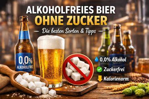 Bier Zucker Infografik