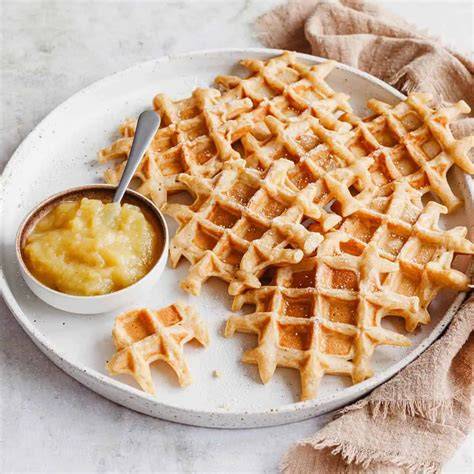 Bild: Apfelmus-Waffeln - einfache Variante