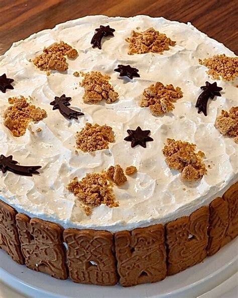 Bild: Birnen-Spekulatius-Torte im Anschnitt
