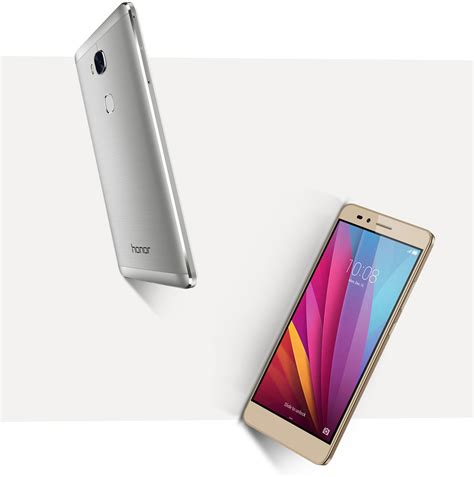 Bild: Honor 5X Gerät - typische Mittelklasse-Ausstattung (Metallrahmen, Fingerabdrucksensor)