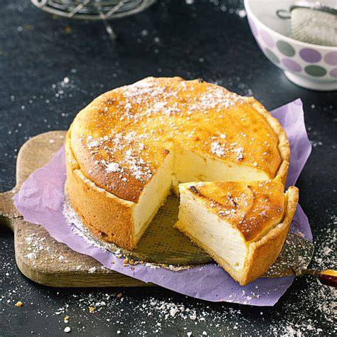 Bild: Kleine Käsekuchen in 18 cm Springform