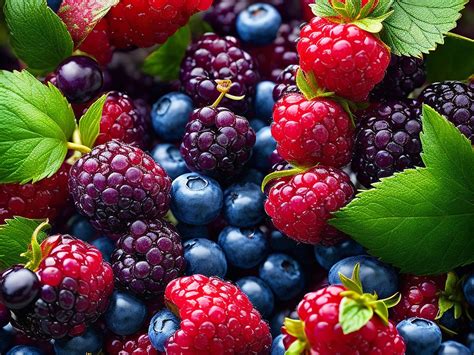 Bild: Schokoladen-Balsamico-Perlen auf Tellerrand mit Beeren