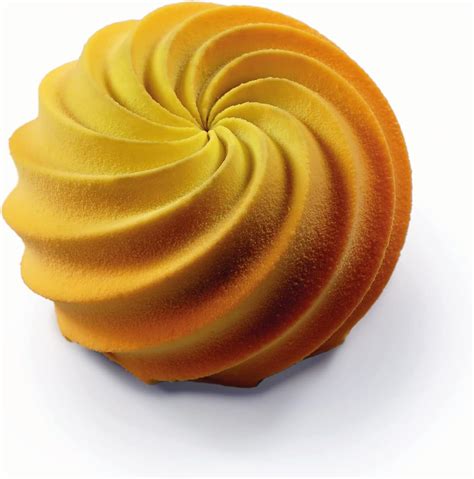 Bild: Silikonform Cloud von Dinara Kasko mit Champagner-Mousse