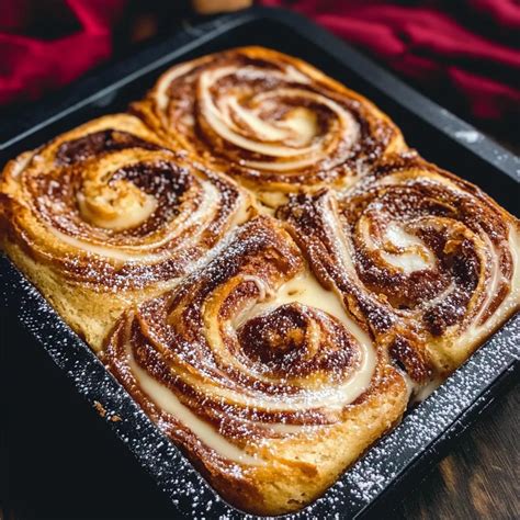 Bild: Zimtschneckenkuchen ohne Zucker aufgeschnitten