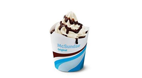 Bild des veganen McSundae Schoko bei McDonald's