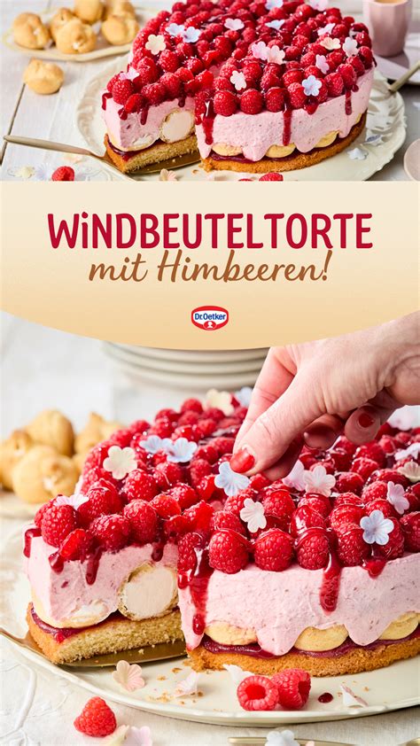Bild eines fertigen Tartebodens mit Himbeeren