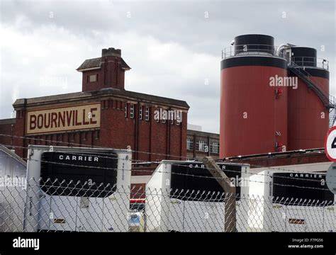 Bilder von Bournville Fabrik und Arbeiterwohnungen