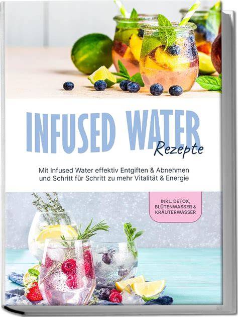 Bilderfolge: Schritt-für-Schritt Zubereitung von Infused Water
