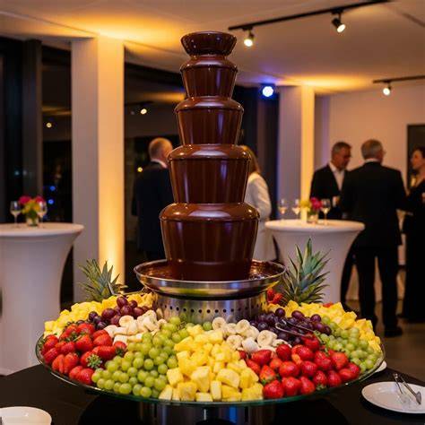 Bildschirmfoto: Obstsorten für Schokobrunnen