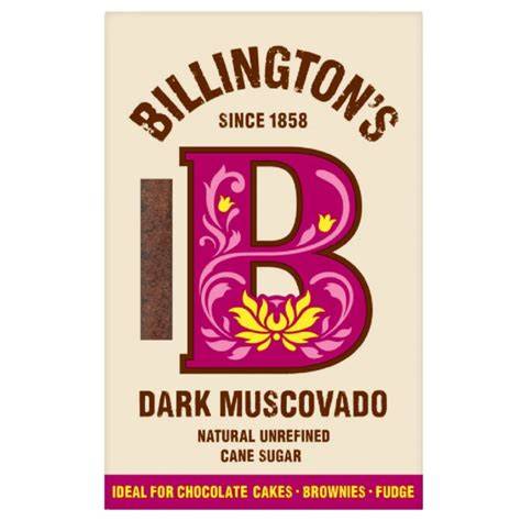 Billington’s Dark Muscovado Zucker in Nahaufnahme