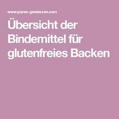 Bindemittel für glutenfreie Backrezepte
