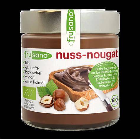 Bio und vegane Nuss-Nougat-Creme Sorten