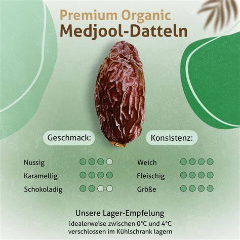 Bio-Datteln-Packung mit Aufschrift 