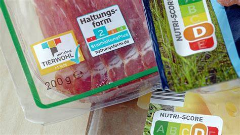 Bio-Label und Fairtrade-Siegel auf Verpackung