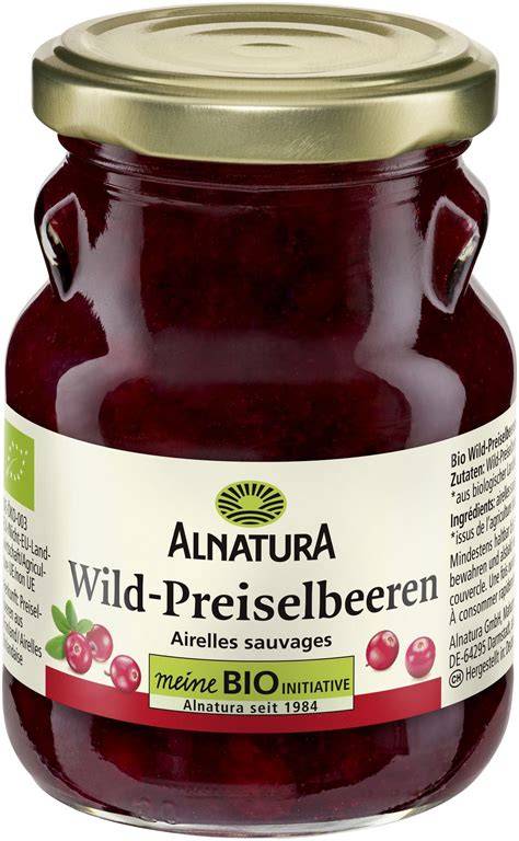 Bio-Preiselbeeren im Handel