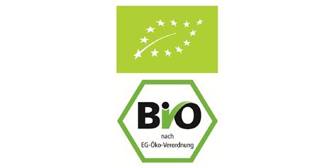 Bio-Siegel und EU-Bio-Logo auf Lebensmitteln (Foto von Siegeln)