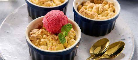Birnen-Desserts: Crumble, 