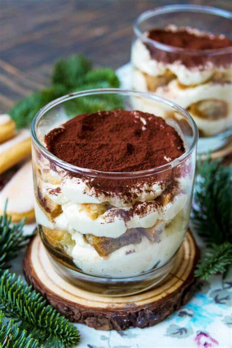 Birnen-Glühwein-Tiramisu im Glas