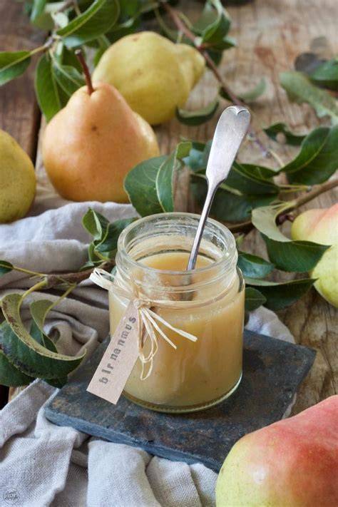 Birnenkompott im Glas, ohne Zucker
