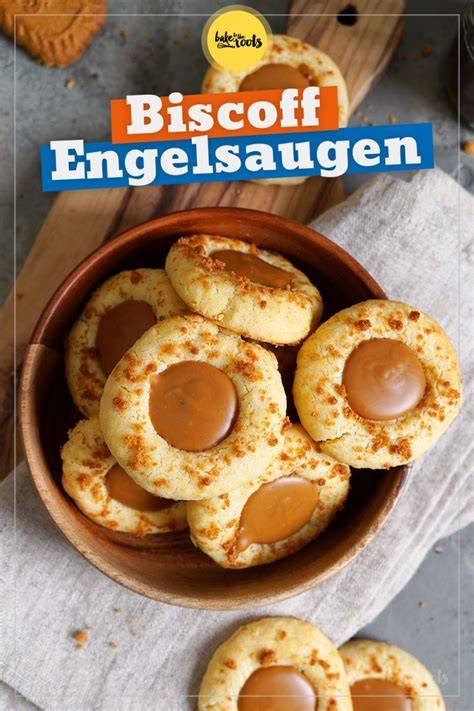 Biscoff Engelsaugen auf Keksdose drapiert