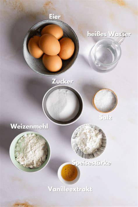 Biskuitboden Zubereitung Schritt für Schritt