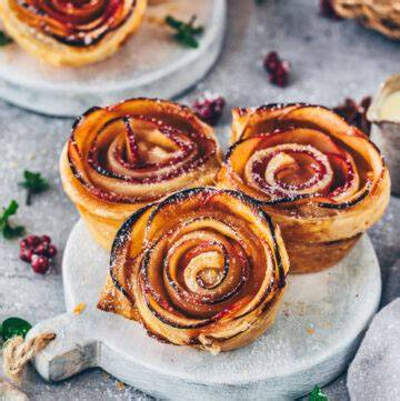 Blätterteig-Apfel-Muffins im Muffinblech