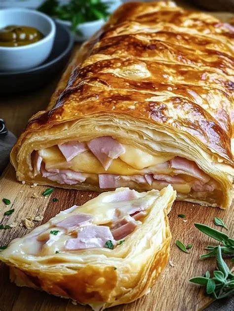 Blätterteig-Strudel Flechttechnik und Backprozess