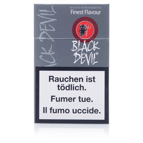 Black Devil Choco Silber Zigarettenpackung