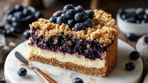 Blaubeer-Käsekuchen Rezept in Schrittbildern