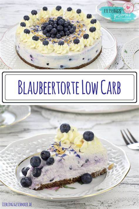 Blaubeertorte Low Carb