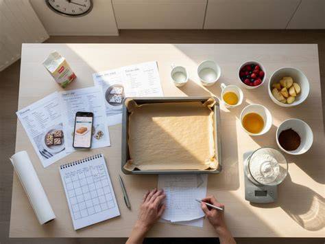 Blechkuchen: Portionierung für große Gruppen