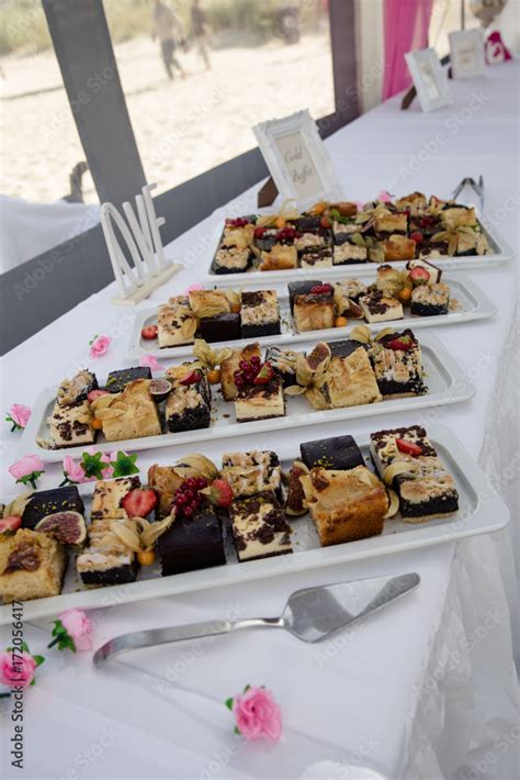 Blechkuchen am Kuchenbuffet