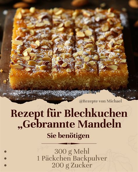 Blechkuchen auf Backblech und typische Zutaten