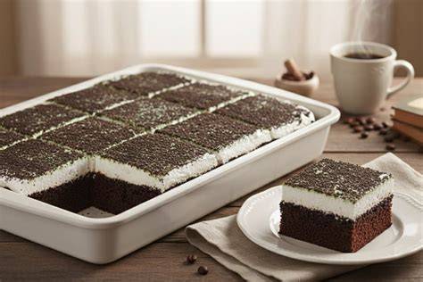 Blechkuchen in Stücken - Portionierung und Optik