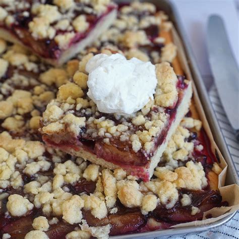 Blitz-Zwetschgenkuchen im Anschnitt