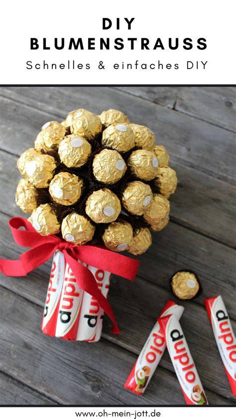 Blumen-Pralinen als kreatives Geschenk