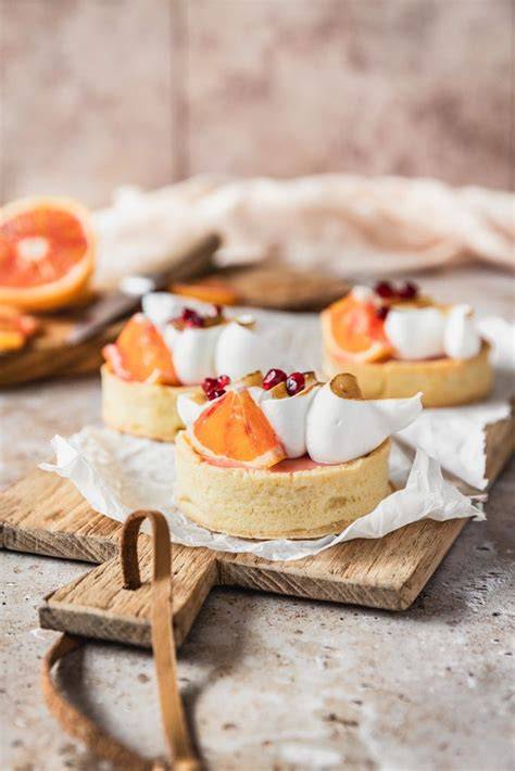 Blutorangen-Granatapfel Tartelettes