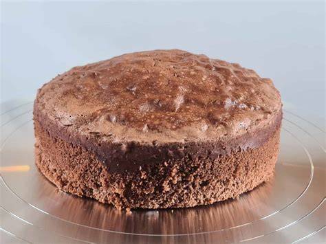 Boden der Torte vor dem Backen im Tortenring