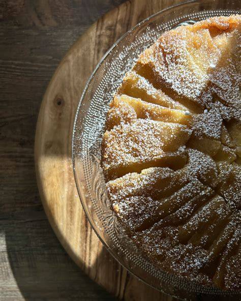Boden mit festgedrückten Butterkeksbröseln in 20 cm Springform