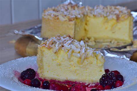 Bodenloser Käsekuchen als kalorienarme Alternative