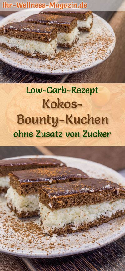 Bounty-inspirierter Low-Carb Kuchen